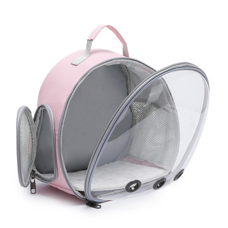 Sac à dos pour animal de compagnie, cage de transport transparente pour hamster, petit animal, cochon d'Inde, écureuil volant, furet, lapin - LUXARAH