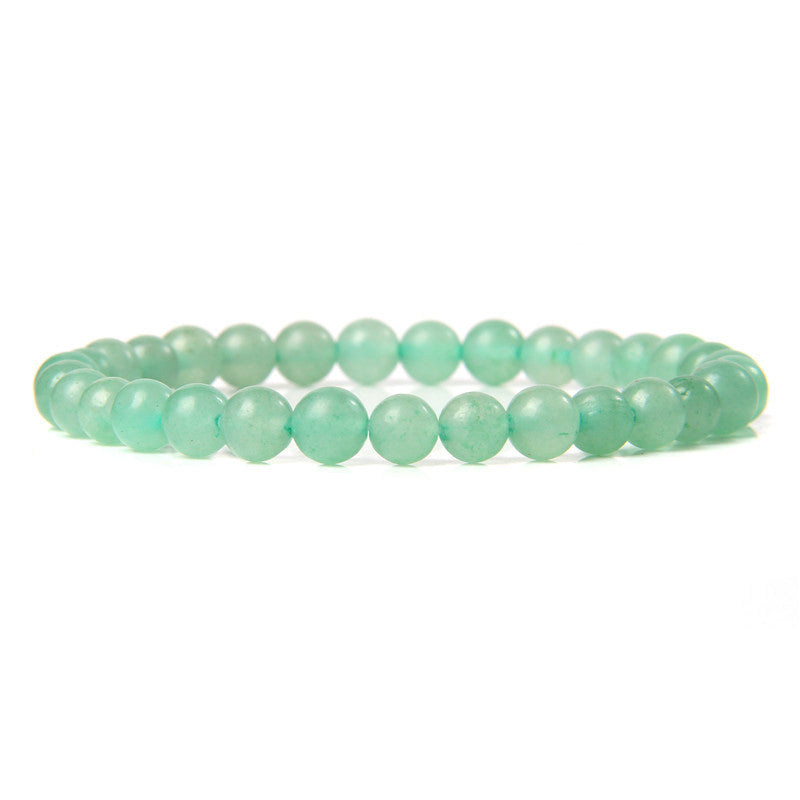 Bracelet en pierre naturelle de 6 mm, tissé à la main, bracelet énergétique - LUXARAH