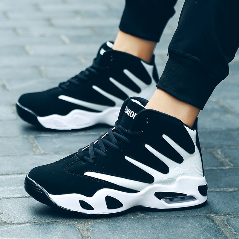 Chaussures de basket-ball à coussin d'air pour hommes, baskets résistantes à l'usure - LUXARAH