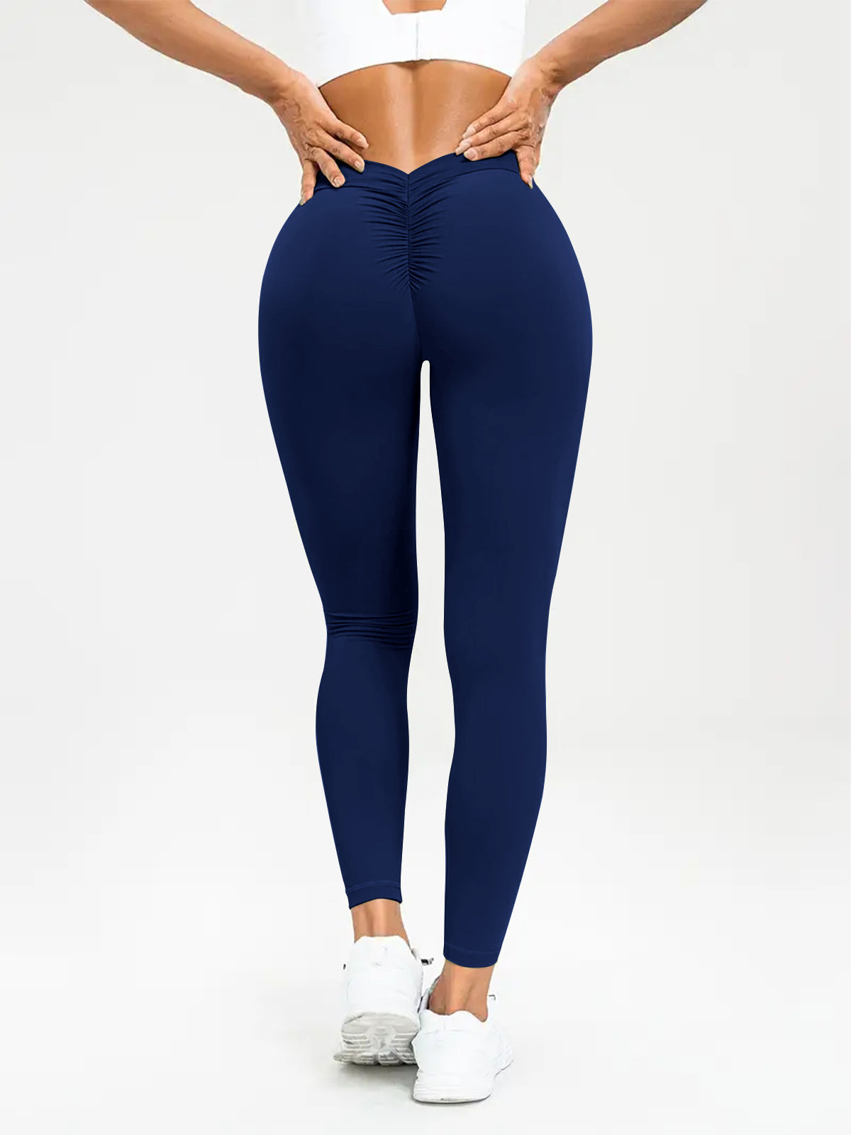 Pantalon de yoga taille haute pour femme, pantalon de fitness moulant et élastique