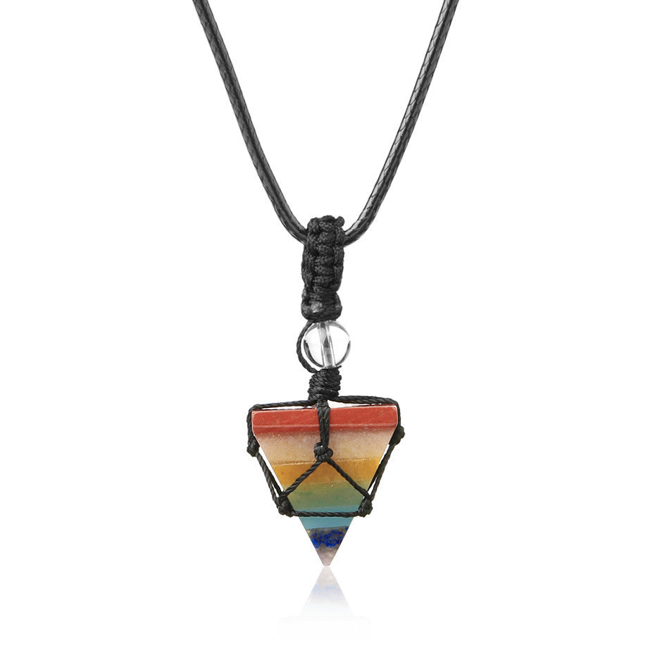 Crystal and natural stone necklaces for men and women