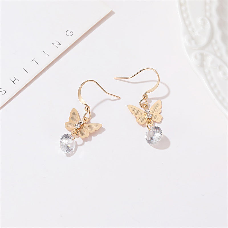 Boucles d'oreilles Chic & Brillantes - Zircon Éclatant, Élégance Tendance