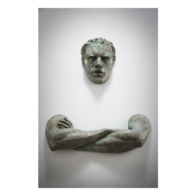 Sculpture moderne abstraite, peinture murale sur toile, tableau Art déco