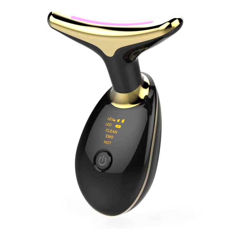 Appareil de massage thermique EMS pour le cou, lifting et raffermissement, micro-courant électrique, anti-rides - LUXARAH