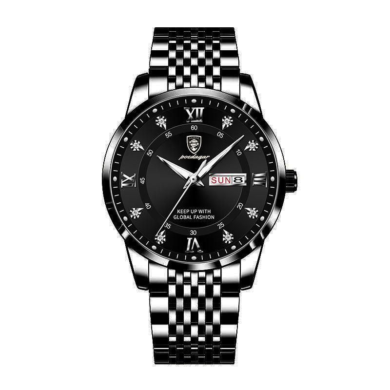 Nouvelle montre homme étanche avec calendrier lumineux - LUXARAH