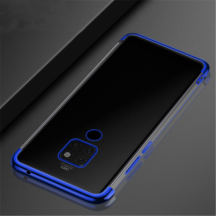 Coque transparente en TPU pour téléphone portable, trois sections