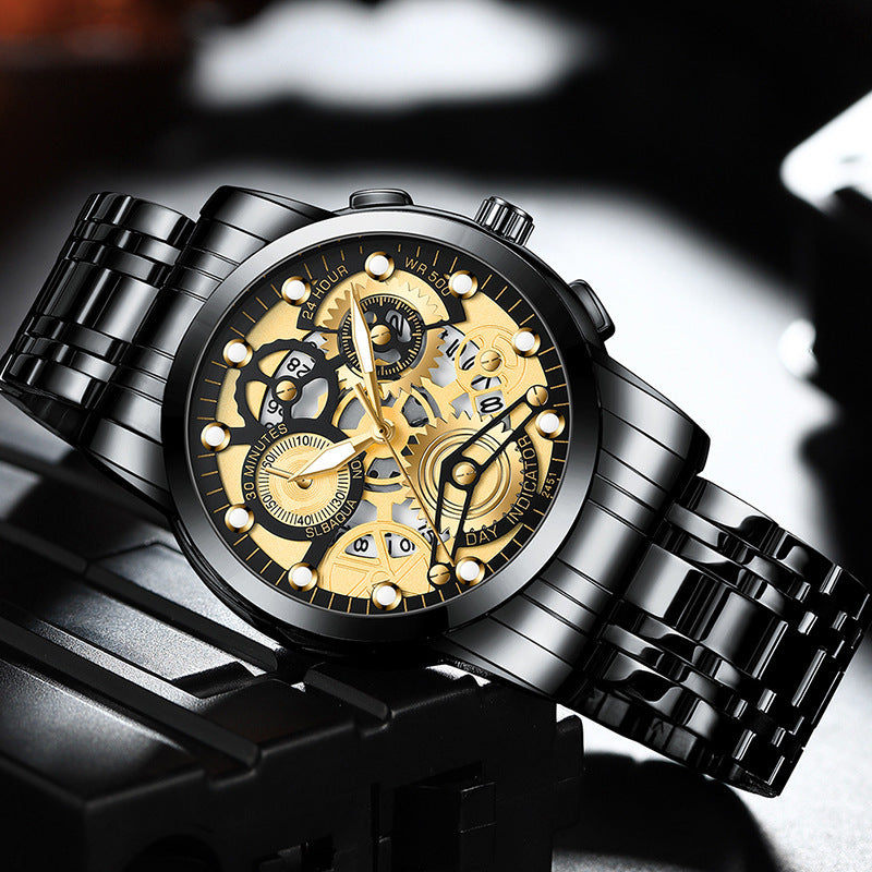 Montre d'affaires creuse non mécanique pour homme - LUXARAH