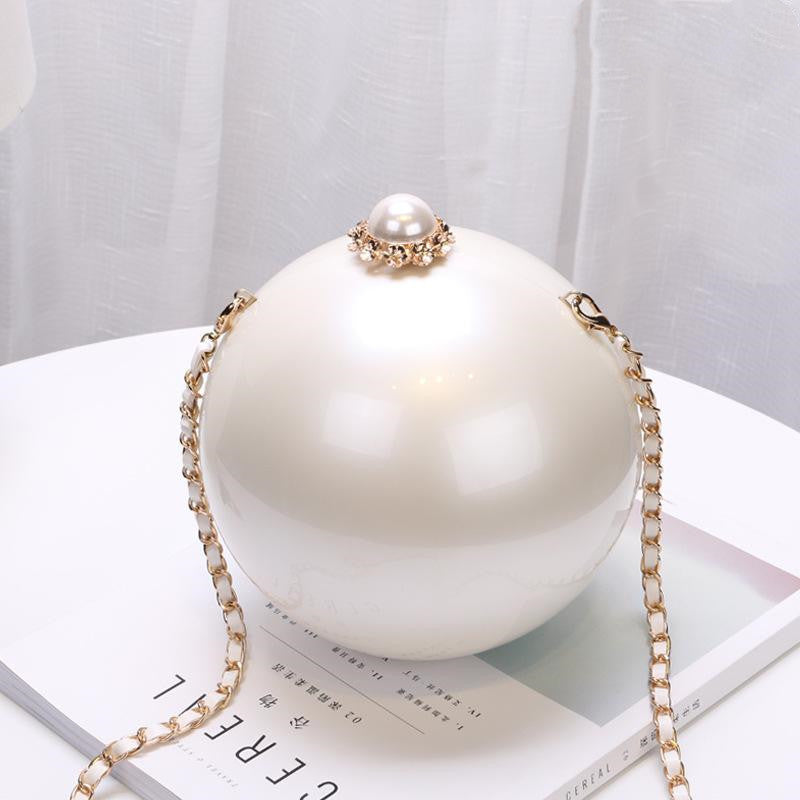 Sac de soirée rond de luxe pour femme - LUXARAH
