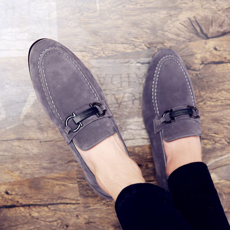 Chaussures à pois pour homme, chaussures décontractées, chaussures à bout pointu, Angleterre - LUXARAH