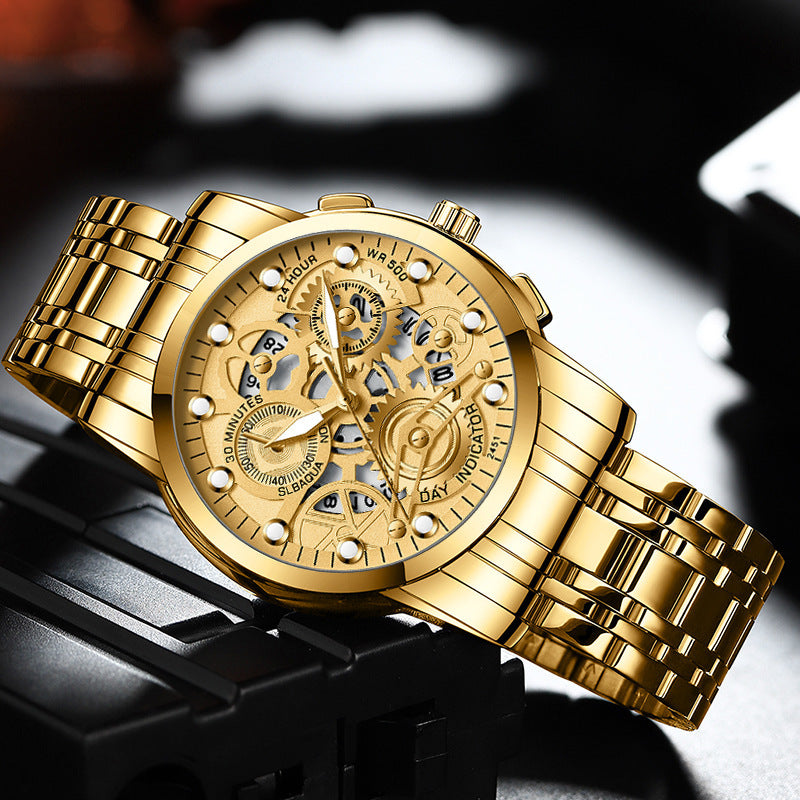 Montre d'affaires creuse non mécanique pour homme - LUXARAH