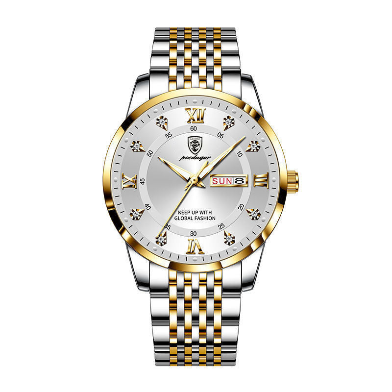 Nouvelle montre homme étanche avec calendrier lumineux - LUXARAH