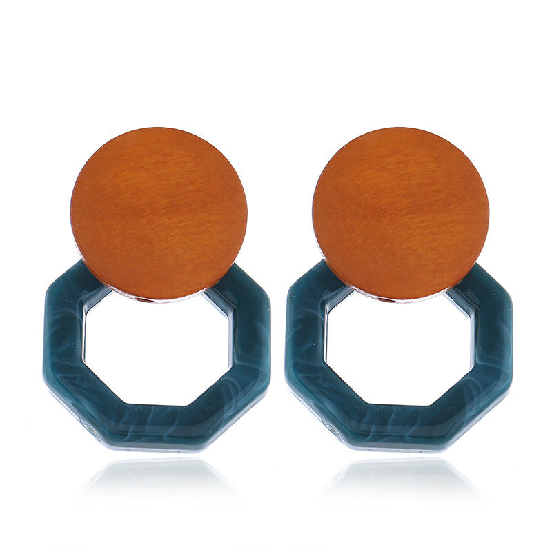 Boucles d'oreilles pendantes en rotin tissé simple et personnalisé - LUXARAH