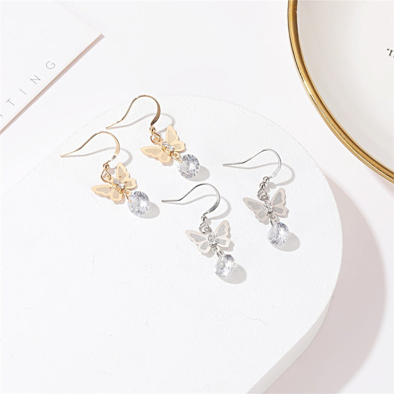 Boucles d'oreilles Chic & Brillantes - Zircon Éclatant, Élégance Tendance