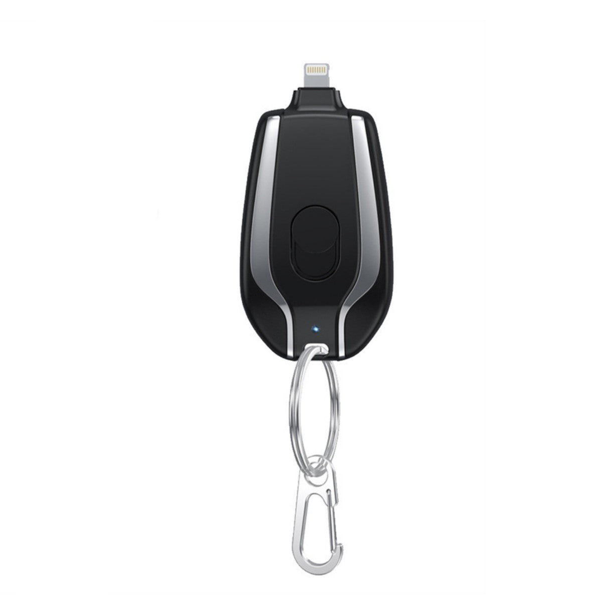 Mini chargeur d'urgence 1500 mAh avec porte-clés et batterie de secours ultra-compacte de type C, charge rapide