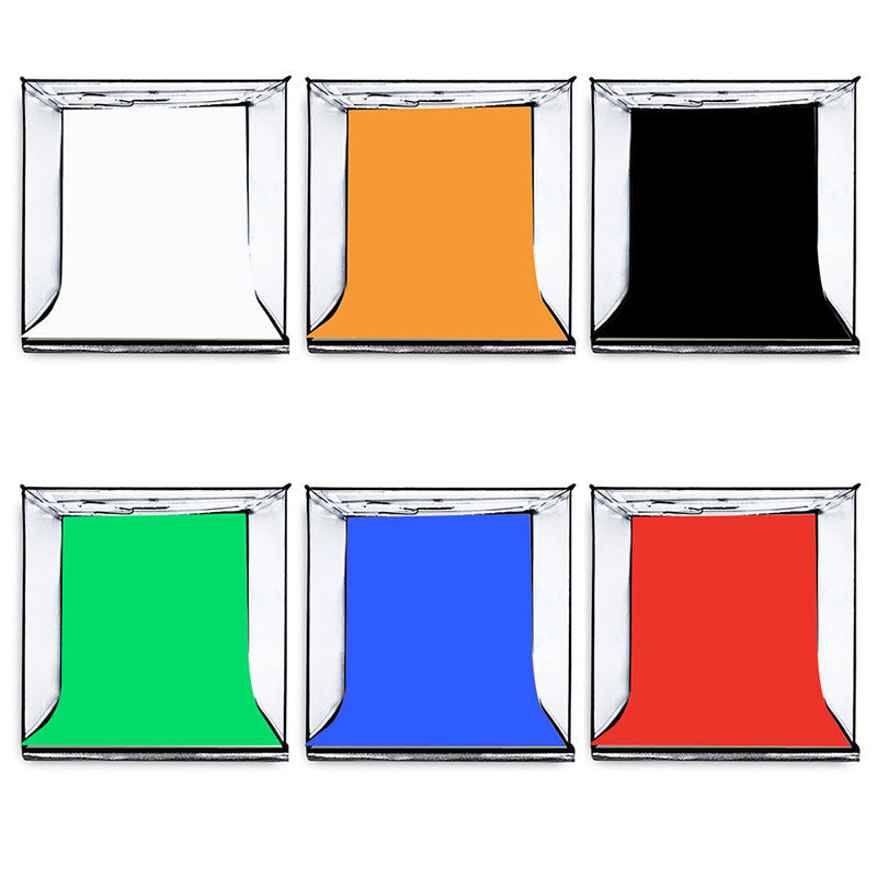 Boîte à lumière douce pliable de 40 cm pour studio photo avec éclairage LED et gradation