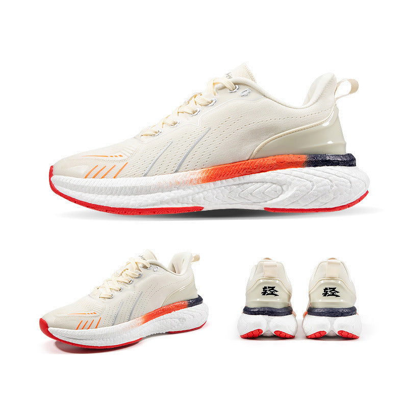 Chaussures de course légères tissées à semelle épaisse Popcorn - LUXARAH