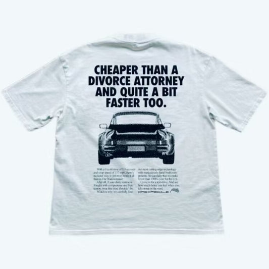 T-shirt imprimé oversize à manches courtes - LUXARAH