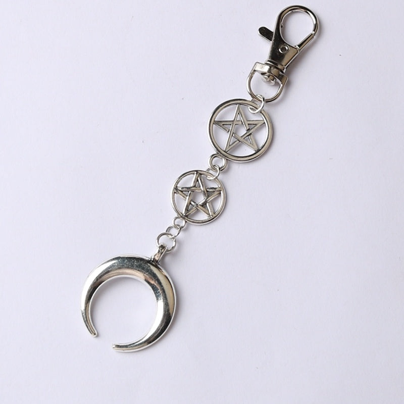 Make a series of hollow necklaces with stars and moons
