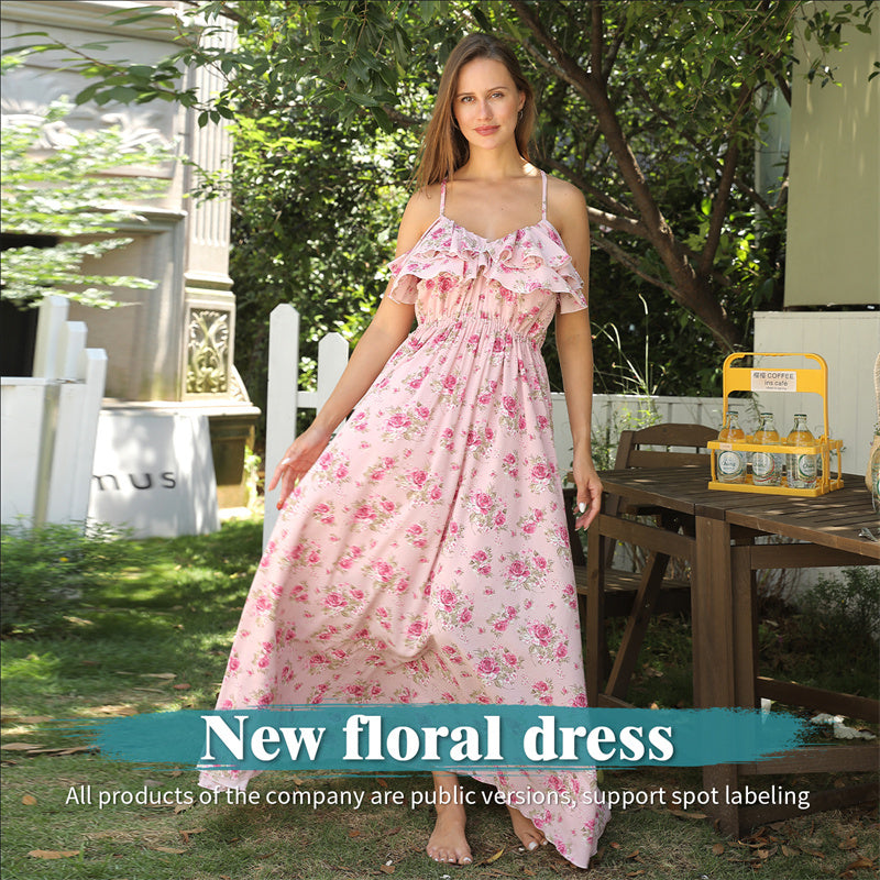 Robes imprimées simples à la mode - LUXARAH