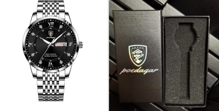 Nouvelle montre homme étanche avec calendrier lumineux - LUXARAH