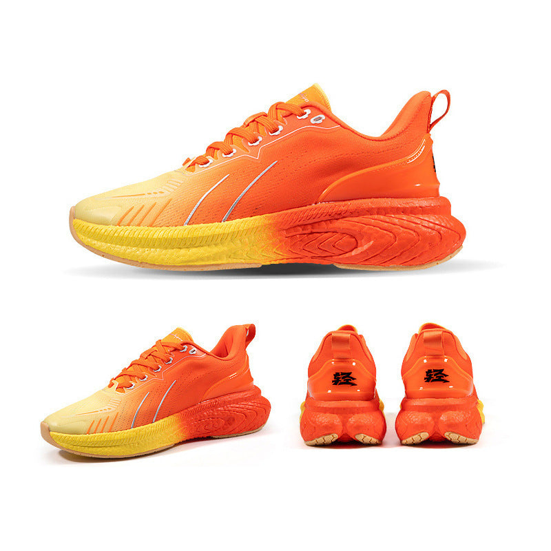 Chaussures de course légères tissées à semelle épaisse Popcorn - LUXARAH