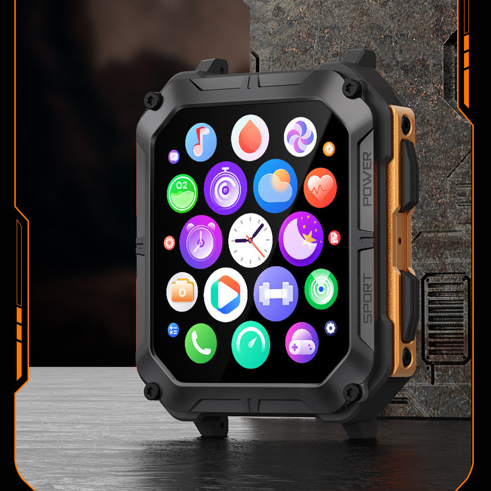 Montre intelligente d'extérieur étanche avec trois fonctions de prévention des appels Bluetooth - LUXARAH