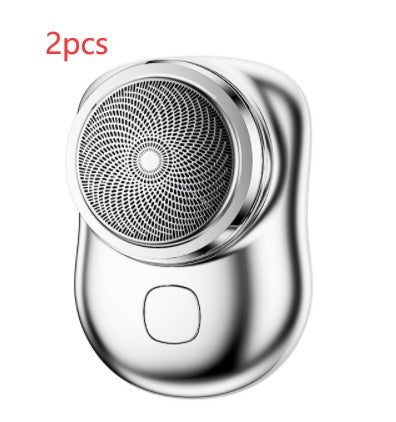 Mini rasoir portable sans fil rechargeable par USB, rasoir électrique pour le visage, humide et sec, indolore, petite taille, pour hommes - LUXARAH