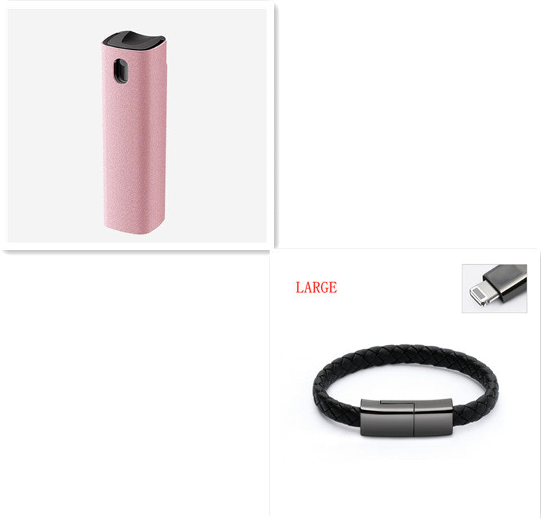 Kit de nettoyage d'écran 2 en 1 pour téléphone et ordinateur, avec chiffon en microfibre pour éliminer la poussière