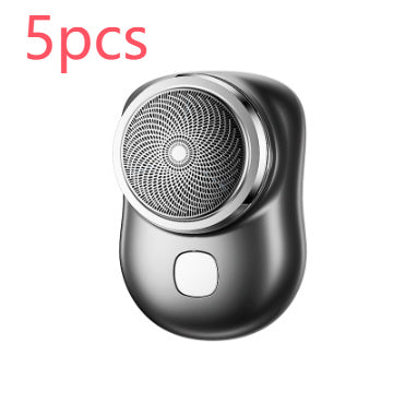 Mini rasoir portable sans fil rechargeable par USB, rasoir électrique pour le visage, humide et sec, indolore, petite taille, pour hommes - LUXARAH