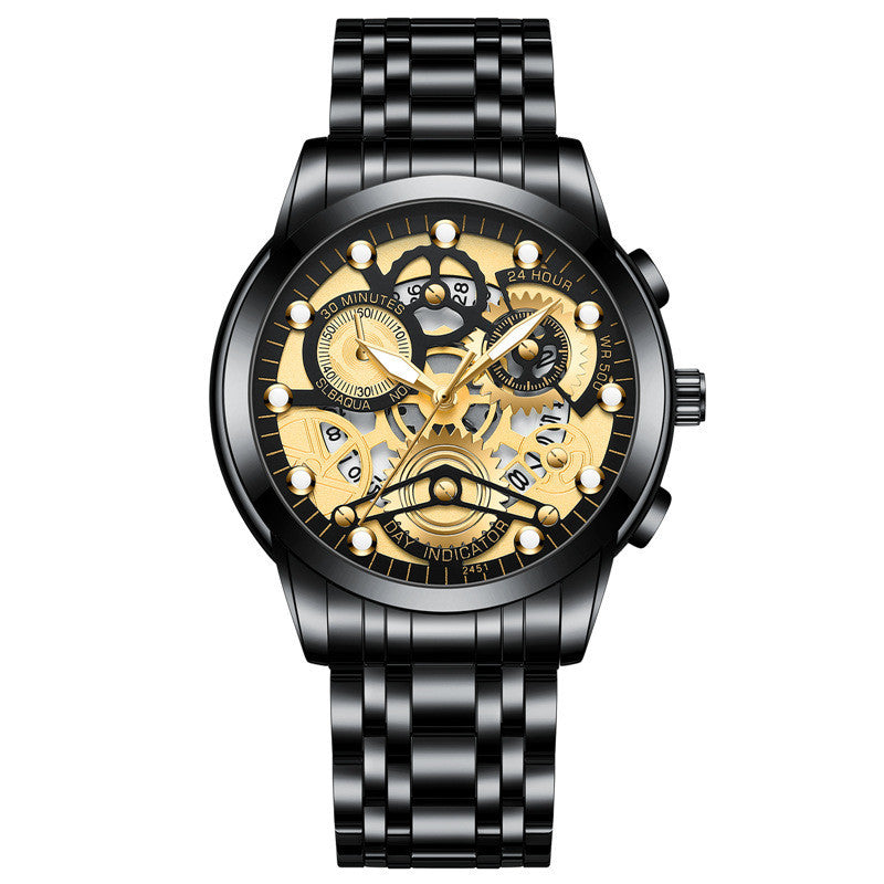Montre d'affaires creuse non mécanique pour homme - LUXARAH