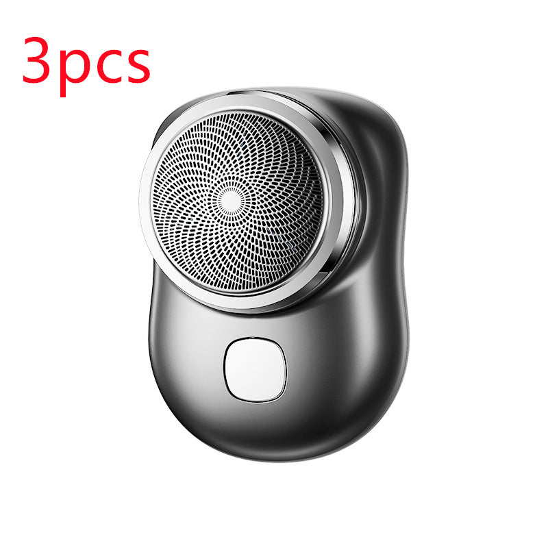 Mini rasoir portable sans fil rechargeable par USB, rasoir électrique pour le visage, humide et sec, indolore, petite taille, pour hommes - LUXARAH