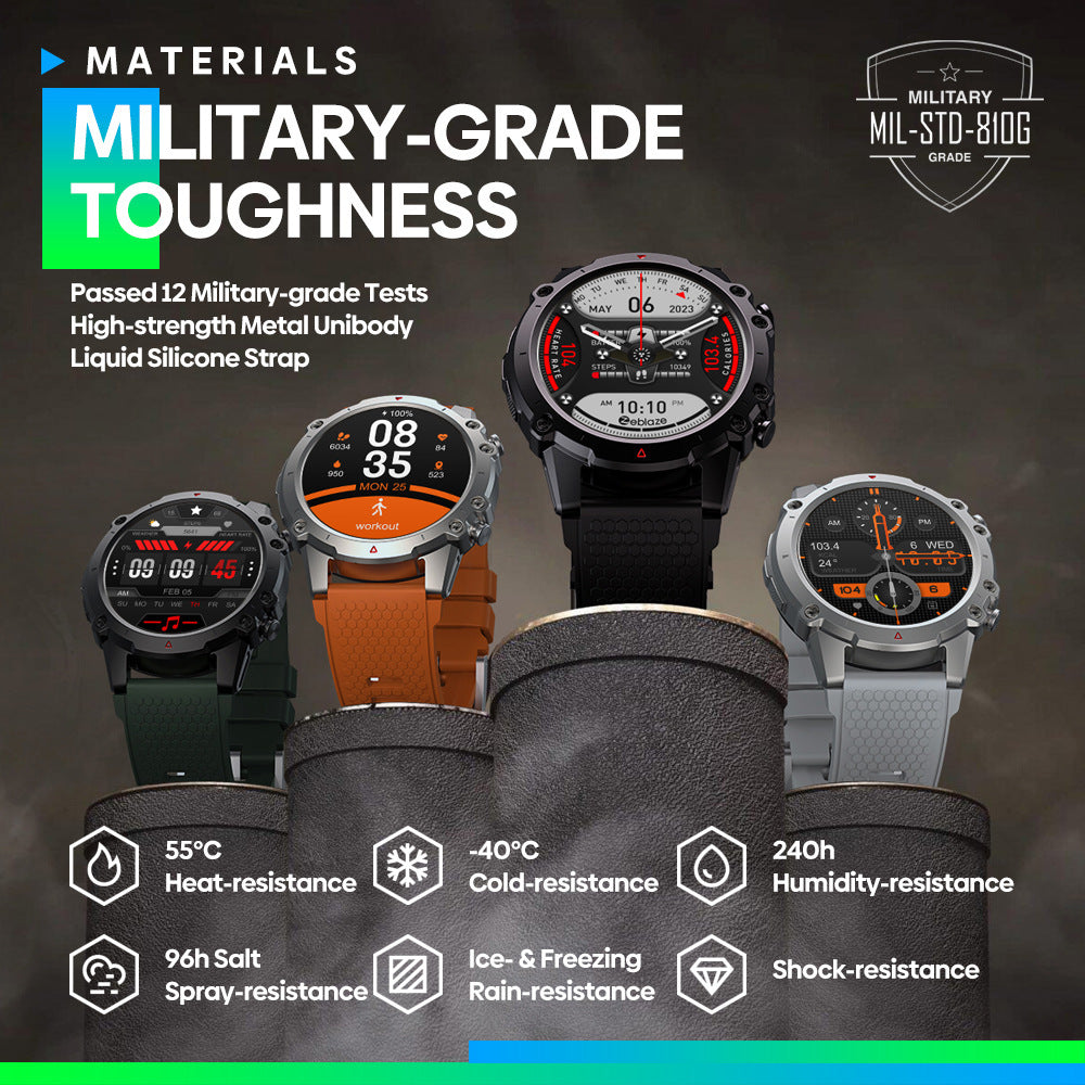 Montre de sport Zeblaze VIBE 7 Lite avec appels Bluetooth - LUXARAH