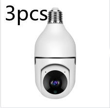 Caméra WiFi 1080P, ampoule, zoom x4, caméra E27, surveillance d'alarme domestique 5G WiFi