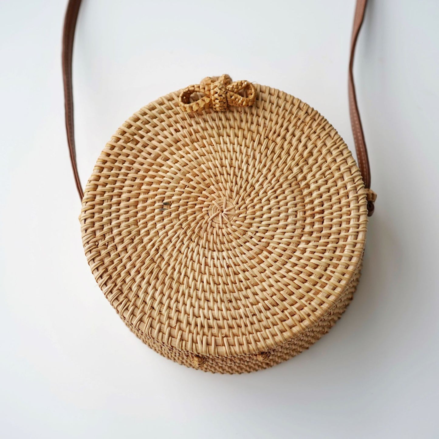 Sac tissé en rotin rétro à la mode - LUXARAH
