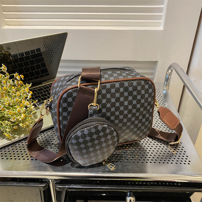 Sacs à bandoulière à motif vintage pour femmes, sac à bandoulière tendance, sac à main de luxe de créateur, sac carré - LUXARAH