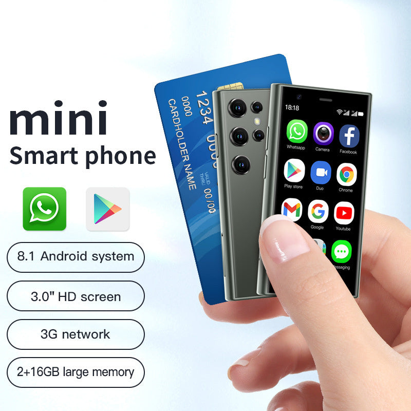 Mini smartphone S23PRO et XS15, écran 30 pouces, 2 Go/16 Go, Android, 3G, Wi-Fi