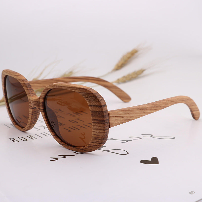 Lunettes de cyclisme en bambou et bois pour hommes et femmes