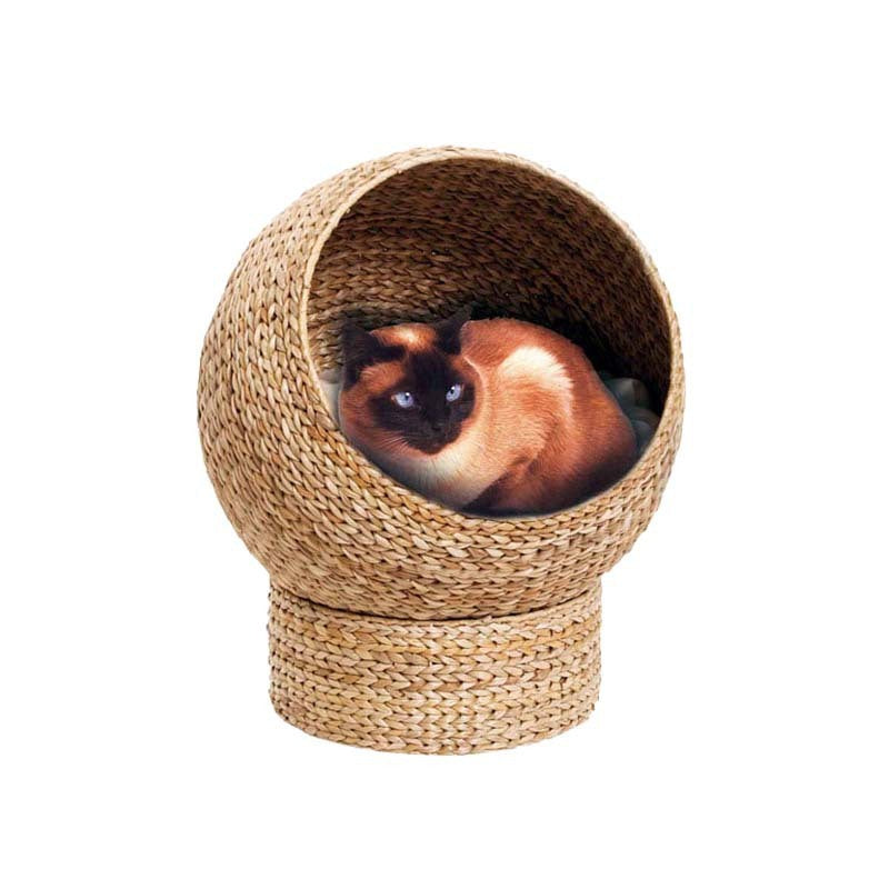Nid pour chat en rotin d'été Simple Home - LUXARAH