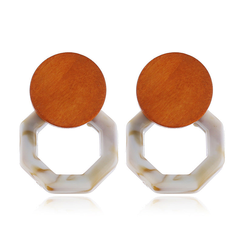 Boucles d'oreilles pendantes en rotin tissé simple et personnalisé - LUXARAH