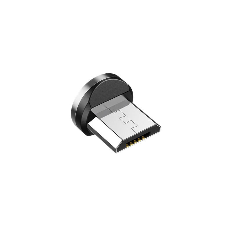 Câble de données, 540 degrés aspiration aveugle, câble de charge magnétique rond, câble magnétique courbé trois en un