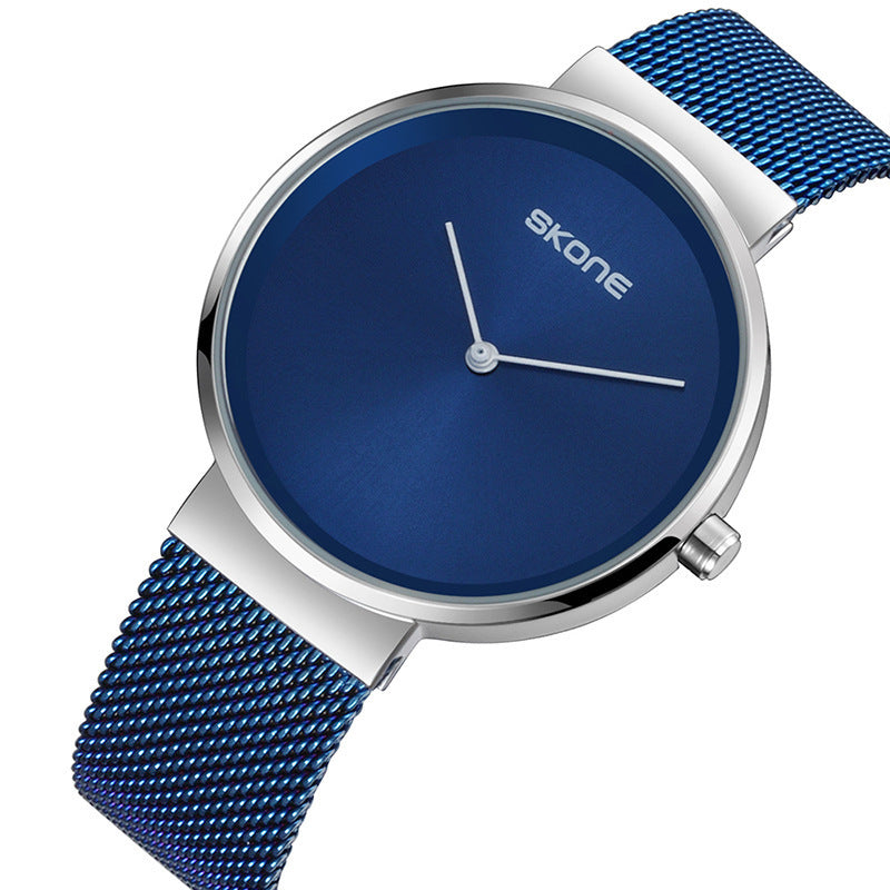 Montre à quartz étanche pour femme, bracelet en maille, tendance et simple - LUXARAH