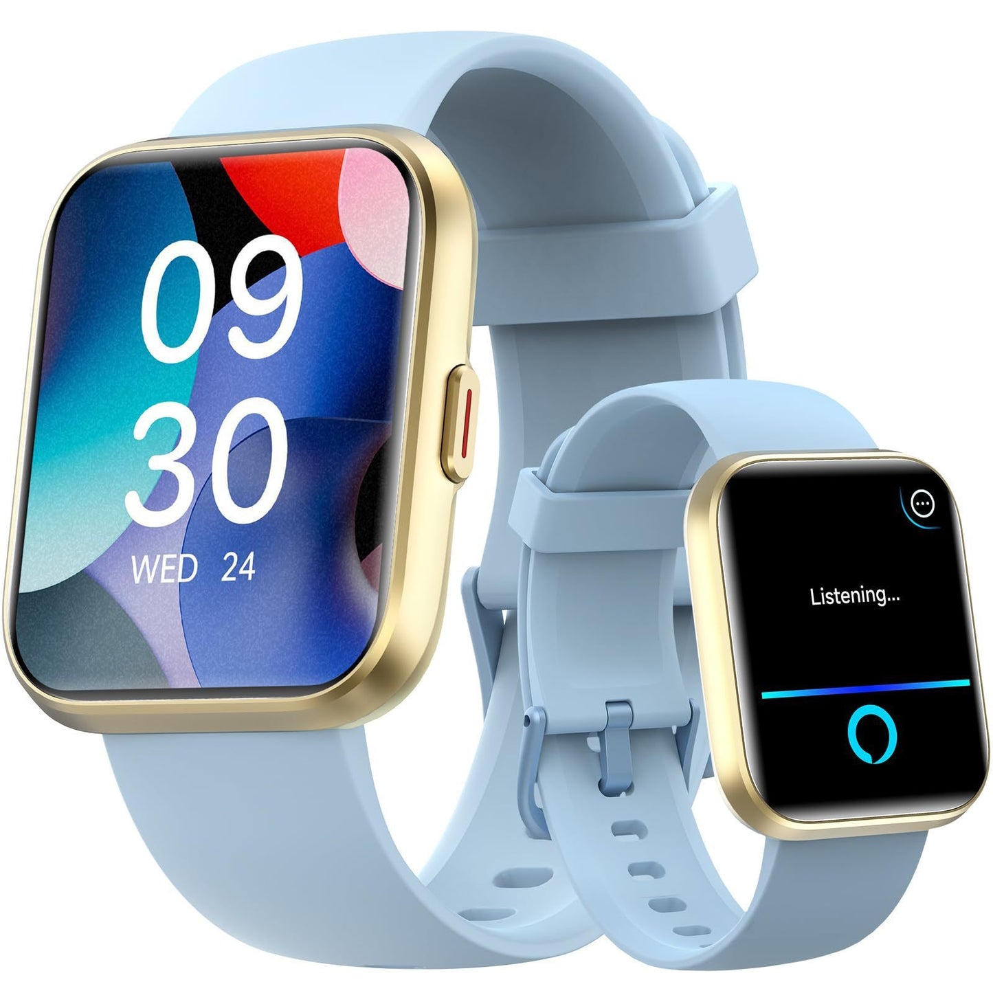 Montre de sport intelligente, appels Bluetooth, moniteur de fréquence cardiaque, pression artérielle, santé - LUXARAH