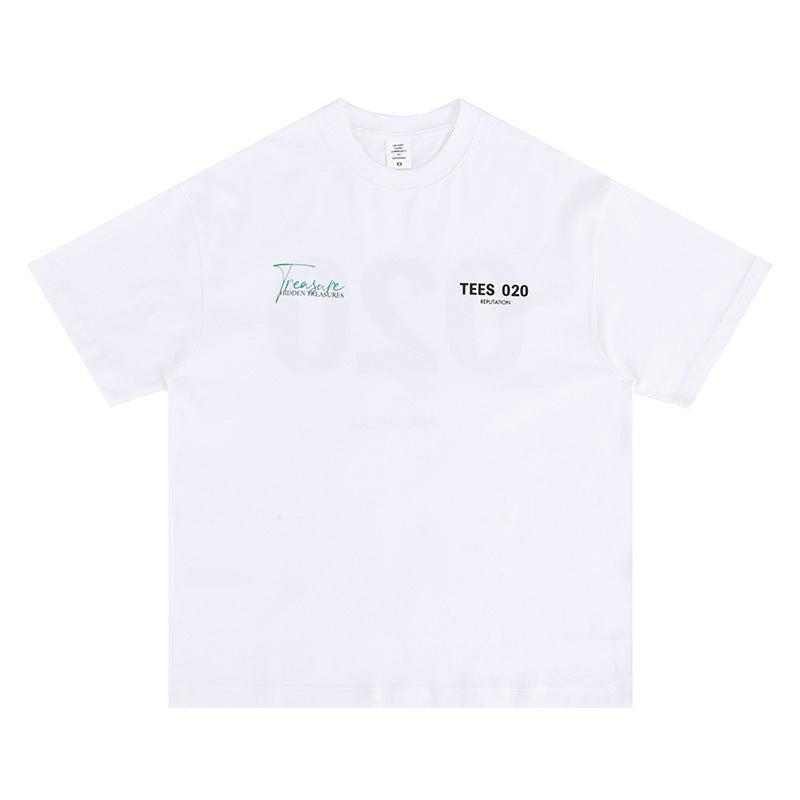 T-shirt basique American High Street ample et surdimensionné - LUXARAH