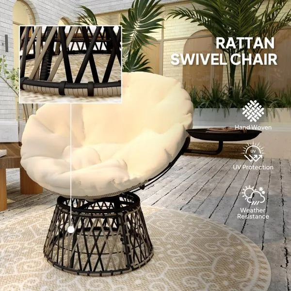 Chaises à bascule en rotin - LUXARAH