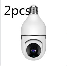 Caméra WiFi 1080P, ampoule, zoom x4, caméra E27, surveillance d'alarme domestique 5G WiFi
