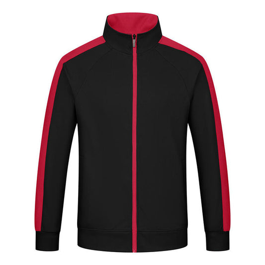 Veste à capuche décontractée à col montant pour homme