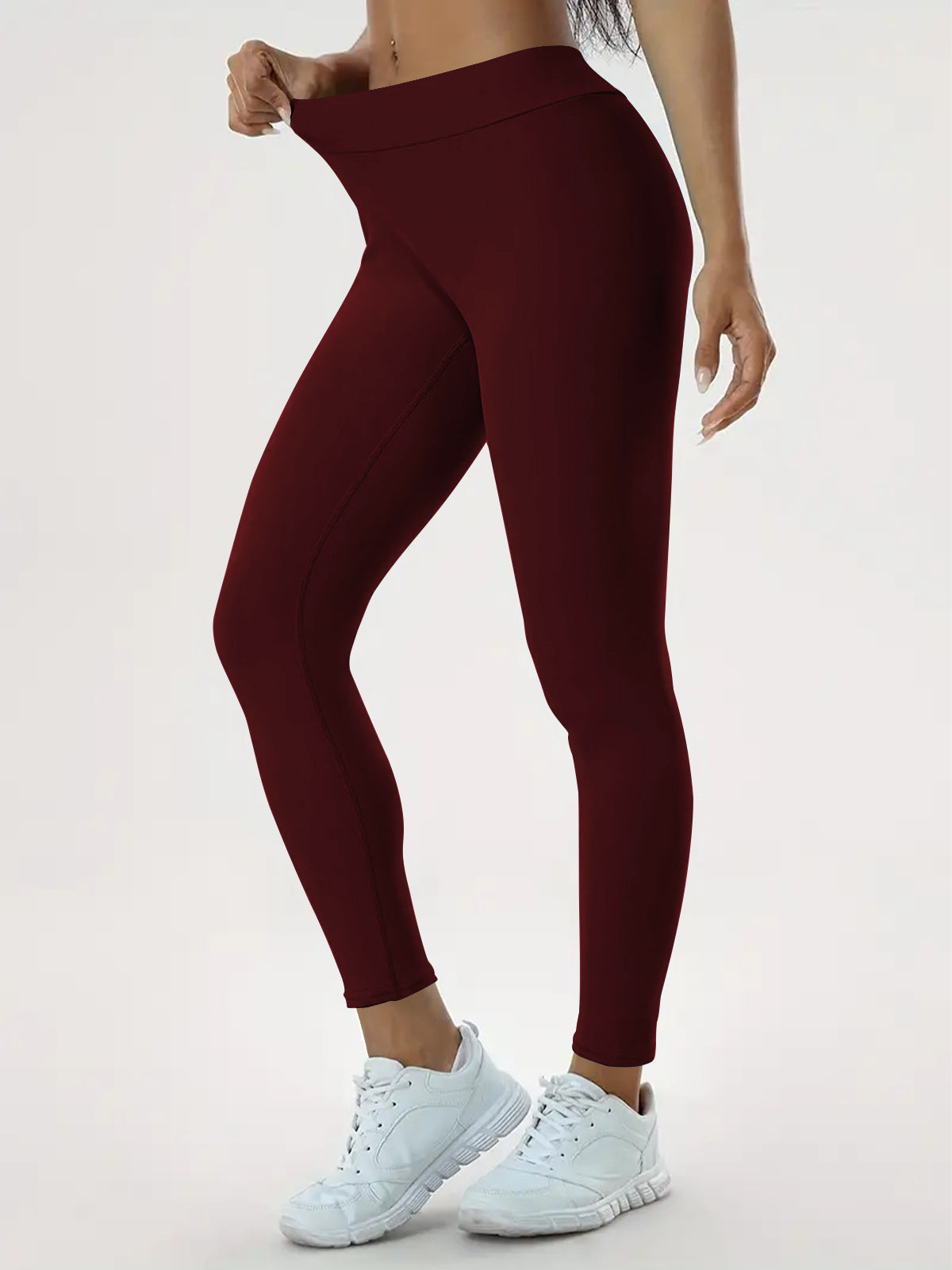 Pantalon de yoga taille haute pour femme, pantalon de fitness moulant et élastique