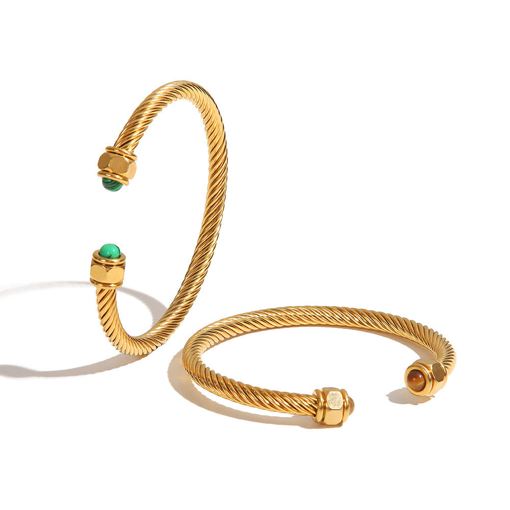 Bracelet en couleur dorée Théa - LUXARAH