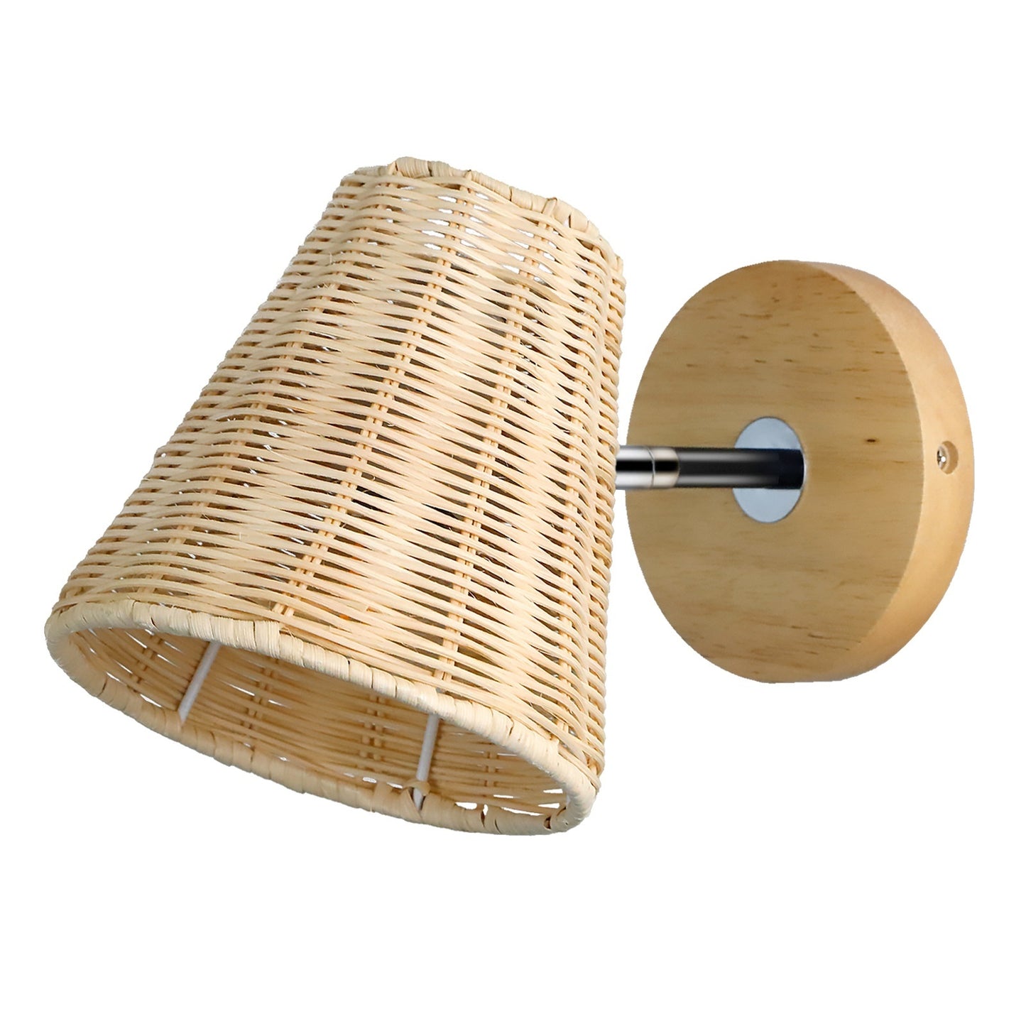 Applique murale en rotin, lampe de chevet, lampe frontale pour miroir, lampe murale - LUXARAH