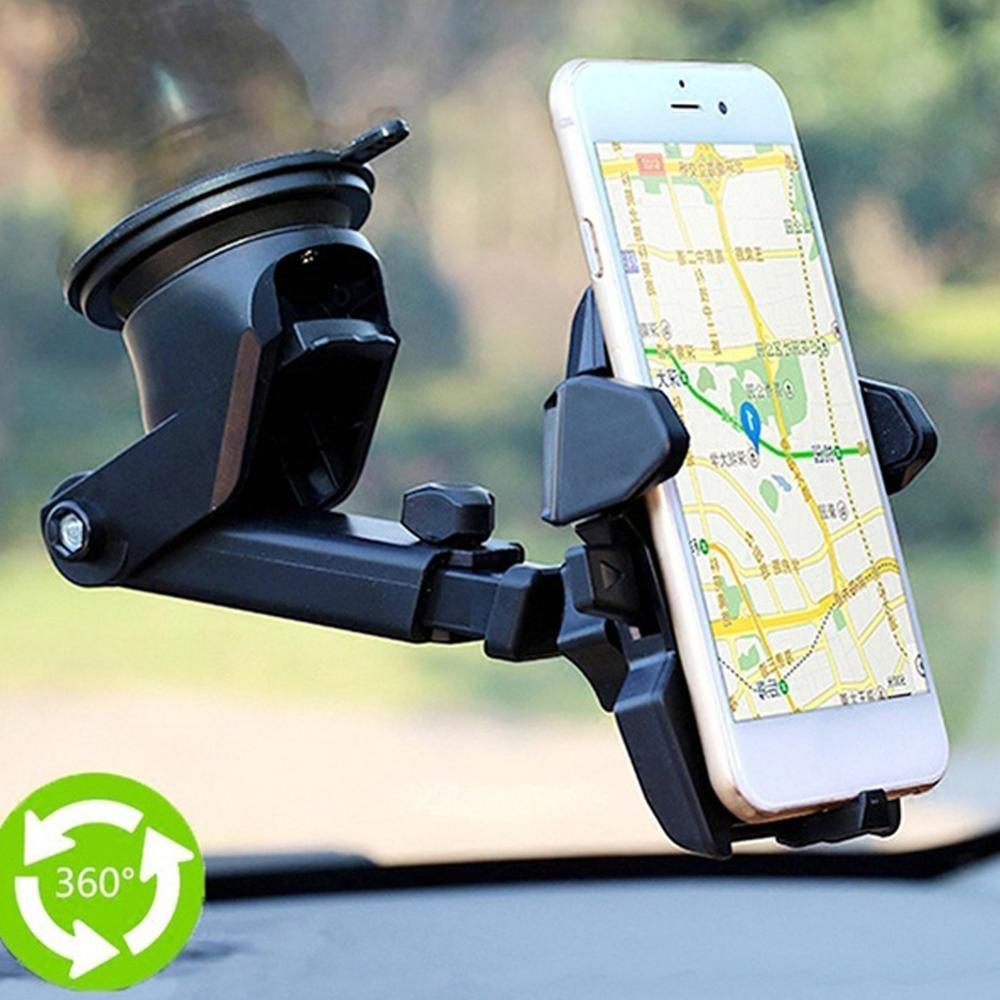 Support de téléphone universel pour pare-brise de voiture, support réglable à ventouse pour téléphone portable